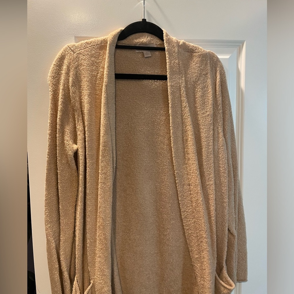 Barefoot Dreams CozyChic Lite Long Cardigan Size Medium